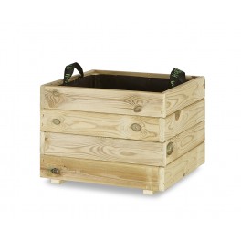 Jardinera madera cuadrada (50x50x40)