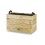 Jardinera madera rectangular (60x30x40)