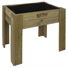 Mes de cultivo  de madera (80x60x80)
