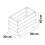 Jardinera madera rectangular (60x30x40)