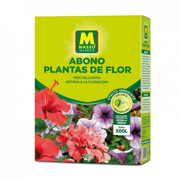 Abono soluble flores y geranios - plantas de flor (1 kg)