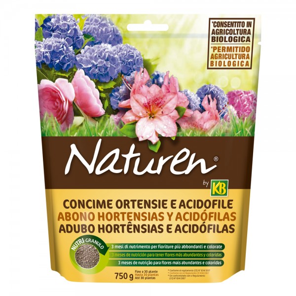 Engrais Granul&eacute; Hortensia et Acidophilus Naturen (750 gr).