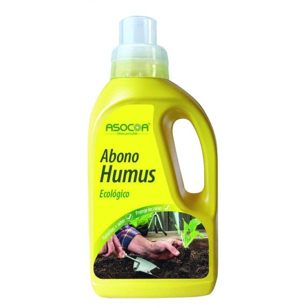 Abono líquido humus Asocoa (1 litro) (ecológico)