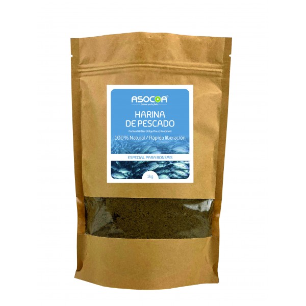 Abono soluble harina de pescado ecologico Asocoa (1 kg)