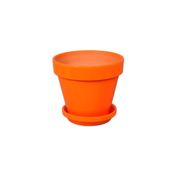 Pot Rond Emaill&eacute; Flash.