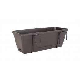 Plantador com suporte para varanda Venezia (50 cm)