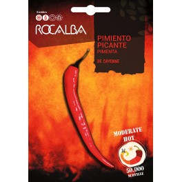 Semilla Pimiento Cayenne (50.000 scoville)