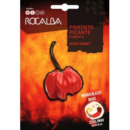 Semente de pimentao Scotch Bonnet (250.000 scoville)