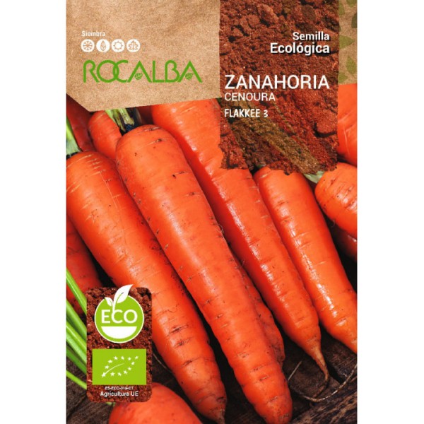 Semilla zanahoria flakkee (ecológica)