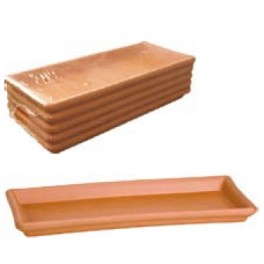 Plat de fang per a jardinera