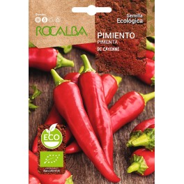 Llavor pebrot picant cayenne (ecológic)  (50.000 scoville)