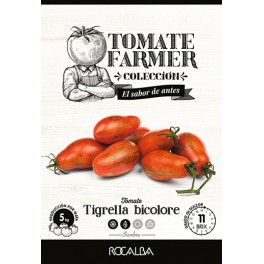 Semilla tomate Tigrella bicolore