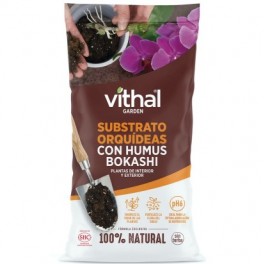 Sustrato Orquídeas con humus Bokashi (2 litros)