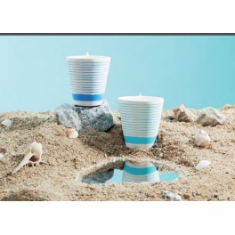 Vela anti mosquitos com citronela SANTORINI (25 horas)
