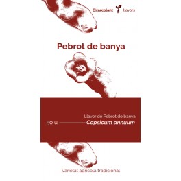 Semente de pimento de chifre (tradicional catalán)