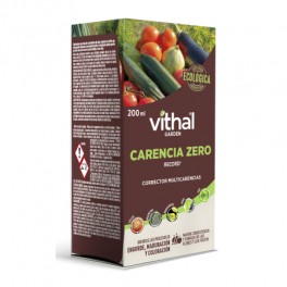 Corrector multicarències Carència Zero Vithal Garden ecològic (200 ml)