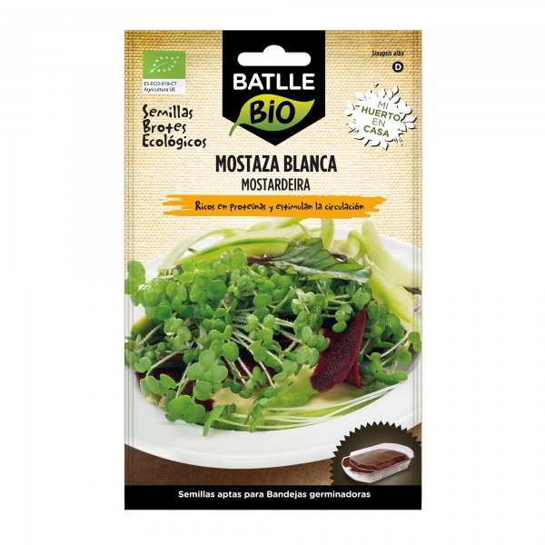 Semilla mostaza blanca (para brotes) (ecol&oacute;gica)
