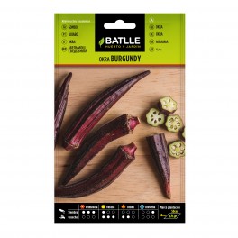 Semente de ocra o okra Burgundy
