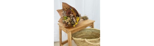 Bouquets de fleurs séchées